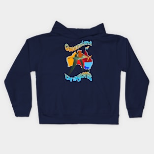 Queensland Dragons Pterodactyl Kids Hoodie